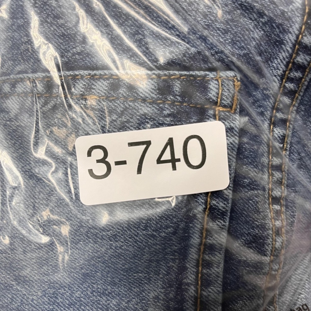 Aeropostale Mid Rise Ankle Straight Jeans Womens 0 Medium Blue Stretch Denim - Picture 11 of 11